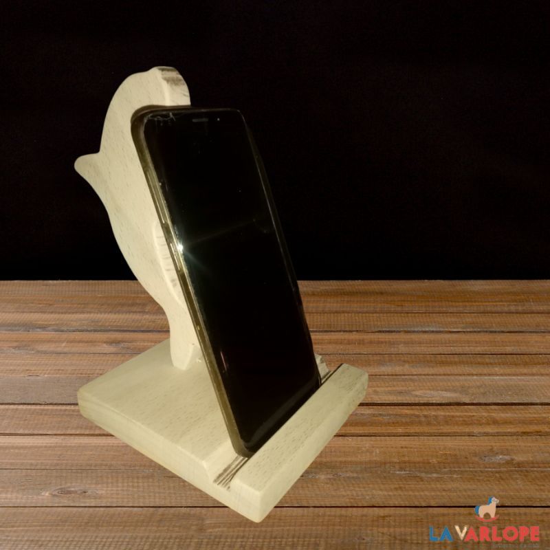 Support pour téléphone portable en bois