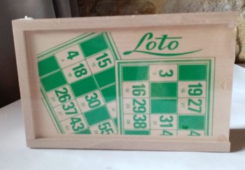 Jeu de Loto en bois