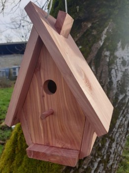 maisonnette en hêtre pour mésange