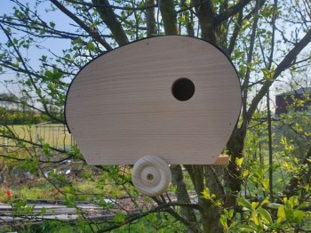 nid caravane rétro pour mésange noire