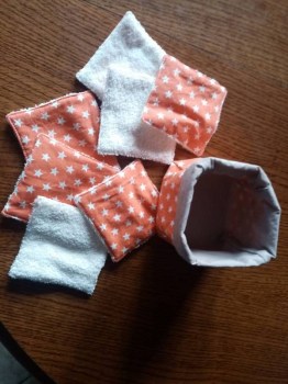 Panier Lingettes démaquillantes Rouge