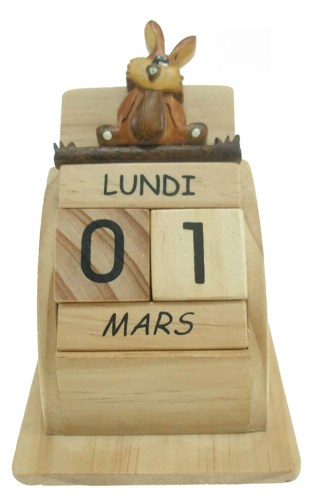 Calendrier perpétuel GM LAPIN