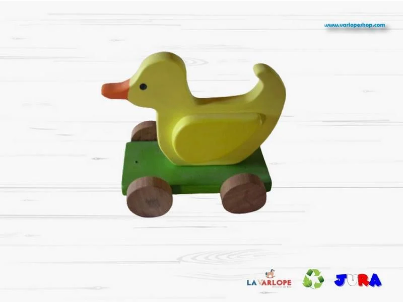 canard en bois à tirer