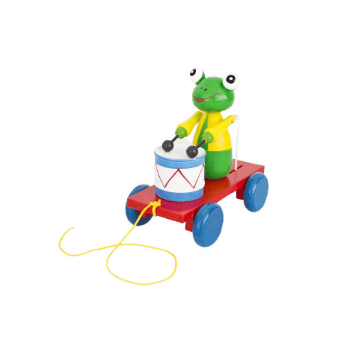 Tambourin Grenouille Laqué