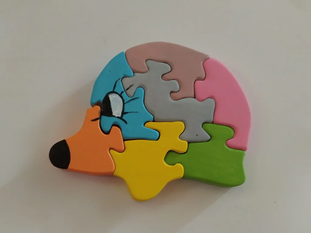Puzzle Hérisson de 7 pièces
