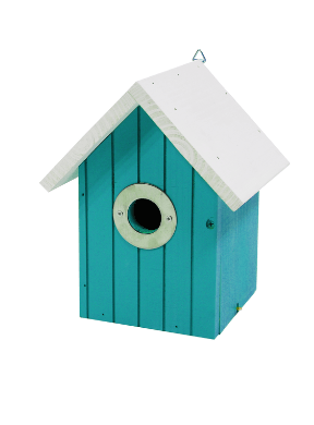 Nichoir Cabane Bleu