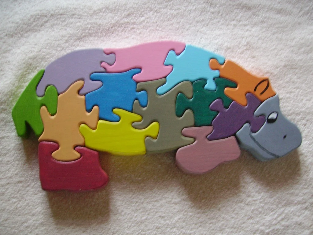 Puzzle hippopotame
