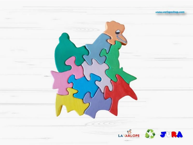 Puzzle Poule sur son nid