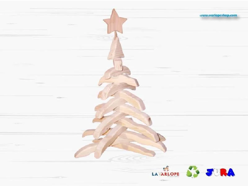 Sapin de noël en bois du Jura