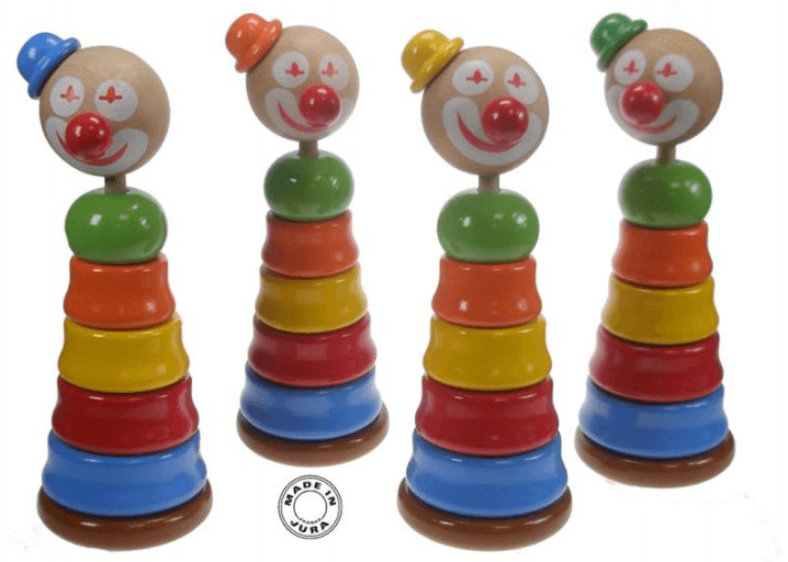 Clown empilable petits enfants