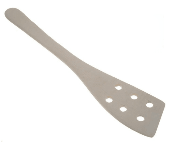 Spatule galbée trouée