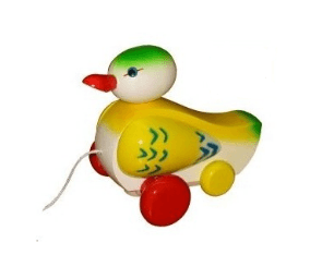 Canard À Tirer Jaune & Vert